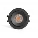 Spot LED incastrat directionabil IP44 KIVI negru 5W 3000K