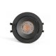 Iluminat pentru baie - Spot LED incastrat directionabil IP44 KIVI negru 5W 3000K