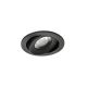 Iluminat pentru baie - Spot LED incastrat directionabil IP44 KIVI negru 5W 3000K