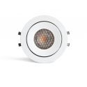 Spot LED incastrat directionabil IP44 KIVI alb 7W 3000K