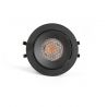 Spot LED incastrat directionabil IP44 KIVI negru 7W 3000K