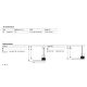 Lustre cu ventilator - Ventilator incastrat tavan cu telecomanda WEAVER M Black/walnut