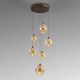 Pendule, Lustre suspendate - Lustra cu 6 pendule suspendate Llunas