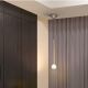 Pendule, Lustre suspendate - Lustra/ Pendul design modern Komet auriu/ cafeniu