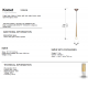 Pendule, Lustre suspendate - Lustra/ Pendul design modern Komet auriu/ cafeniu
