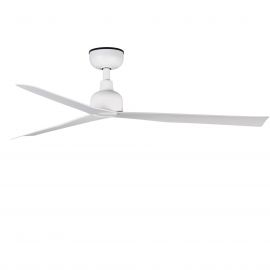 Lustre cu ventilator - Ventilator tavan de exterior cu telecomanda IP44 MARINE M alb