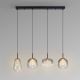 Pendule, Lustre suspendate - Lustra moderna cu 4 pendule suspendate Ecos
