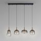 Pendule, Lustre suspendate - Lustra moderna cu 4 pendule suspendate Ecos