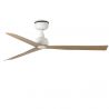 Ventilator tavan de exterior cu telecomanda IP44 MARINE M alb/stejar
