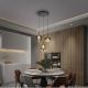 Pendule, Lustre suspendate - Lustra moderna cu 3 pendule suspendate Ecos