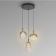 Pendule, Lustre suspendate - Lustra moderna cu 3 pendule suspendate Ecos