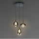 Pendule, Lustre suspendate - Lustra moderna cu 3 pendule suspendate Ecos