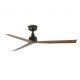 Lustre cu ventilator - Ventilator tavan de exterior cu telecomanda IP44 MARINE M maro/nuc