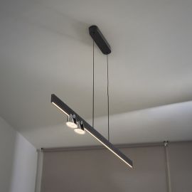 Pendule, Lustre suspendate - Lustra liniara suspendata LED Nuria