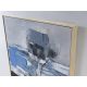 Tablouri - Tablou de perete pictura acrilica Paisaje azul 83x123cm