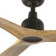 Lustre cu ventilator - Ventilator tavan de exterior cu telecomanda IP44 OUTWOOD L maro/stejar