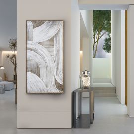 Tablouri - Tablou de perete pictura acrilica Transicion 73x143cm