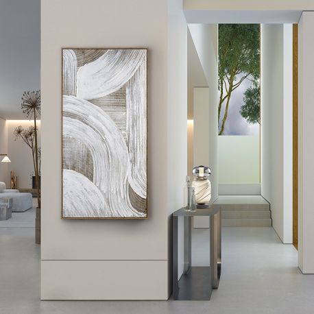 Tablouri - Tablou de perete pictura acrilica Transicion 73x143cm