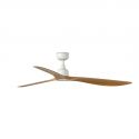 Ventilator tavan de exterior cu telecomanda IP44 OUTWOOD L alb/stejar