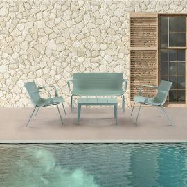 Mobilier terasa - Set mobilier de exterior din 4 piese Jara verde