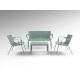 Mobilier terasa - Set mobilier de exterior din 4 piese Jara verde