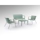 Mobilier terasa - Set mobilier de exterior din 4 piese Jara verde