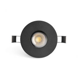 Iluminat pentru baie - Spot incastrabil tavan IP65 NIVA negru