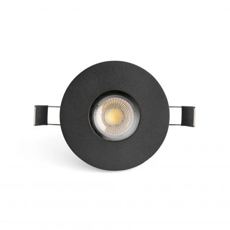 Iluminat pentru baie - Spot incastrabil tavan IP65 NIVA negru