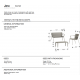 Mobilier terasa - Set mobilier de exterior din 4 piese Jara gri