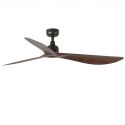 Ventilator tavan de exterior cu telecomanda IP44 OUTWOOD L maro/nuc