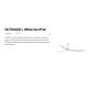 Lustre cu ventilator - Ventilator tavan de exterior cu telecomanda IP44 OUTWOOD L alb