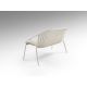 Mobilier terasa - Set mobilier de exterior din 4 piese Saori gri deschis