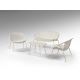 Mobilier terasa - Set mobilier de exterior din 4 piese Saori gri deschis