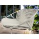 Mobilier terasa - Set mobilier de exterior din 4 piese Saori gri deschis