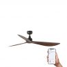 Ventilator tavan de exterior smart sistem TUYA si telecomanda IP44 OUTWOOD L maro/nuc