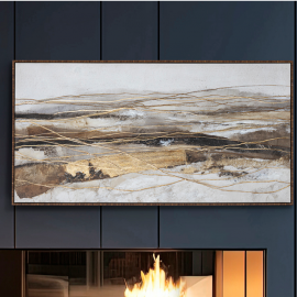Tablouri - Tablou de perete pictura acrilica Lejanias 73x143cm
