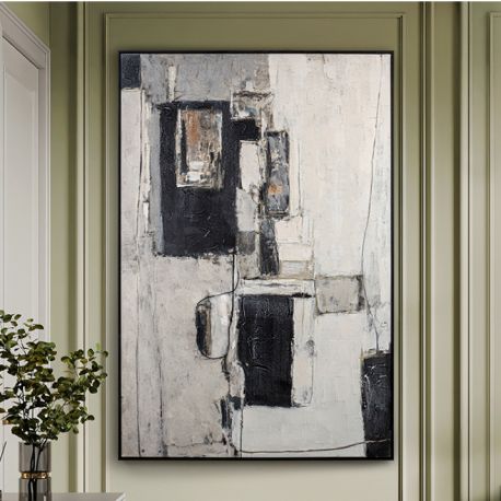 Tablouri - Tablou de perete pictura acrilica Conjetura 123x183cm