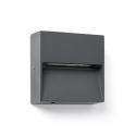 Mini Aplica exterior ambientala 3W 4CCT DUNE SQ gri