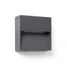 Mini Aplica exterior ambientala 3W 4CCT DUNE SQ gri