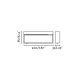 Aplice - Mini Aplica exterior ambientala 6W 4CCT DUNE R maro