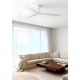 Lustre cu ventilator - Ventilator tavan cu telecomanda ROCKER M alb