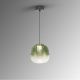 Pendule, Lustre suspendate - Lustra, Pendul LED modern sticla verde Mares 17cm
