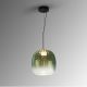 Pendule, Lustre suspendate - Lustra, Pendul LED modern sticla verde Mares 23cm