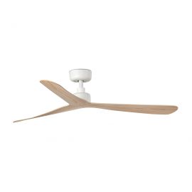 Lustre cu ventilator - Ventilator tavan cu telecomanda ROCKER M alb/frasin