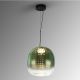 Pendule, Lustre suspendate - Lustra, Pendul LED modern sticla verde Mares 29cm