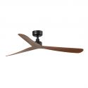 Ventilator tavan cu telecomanda ROCKER M negru/nuc