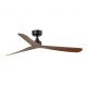 Lustre cu ventilator - Ventilator tavan cu telecomanda ROCKER M negru/nuc
