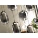 Corpuri de iluminat Lustre pentru casa scarii - Lustra cu 14 pendule LED cu telecomanda Onice 14L
