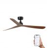 Ventilator tavan smart sistem TUYA si telecomanda ROCKER M negru/nuc