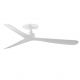 Lustre cu ventilator - Ventilator tavan incastrabil cu telecomanda ROCKER M alb